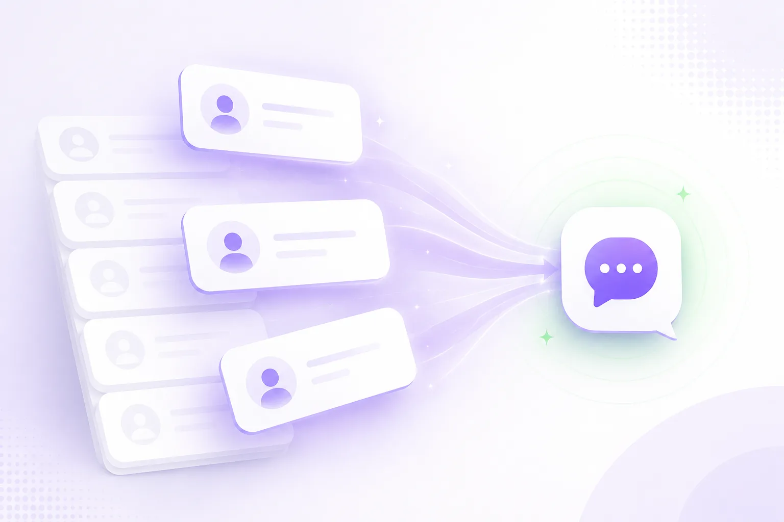 Prior-attendee list in a CRM — the starting point for the reactivation flow