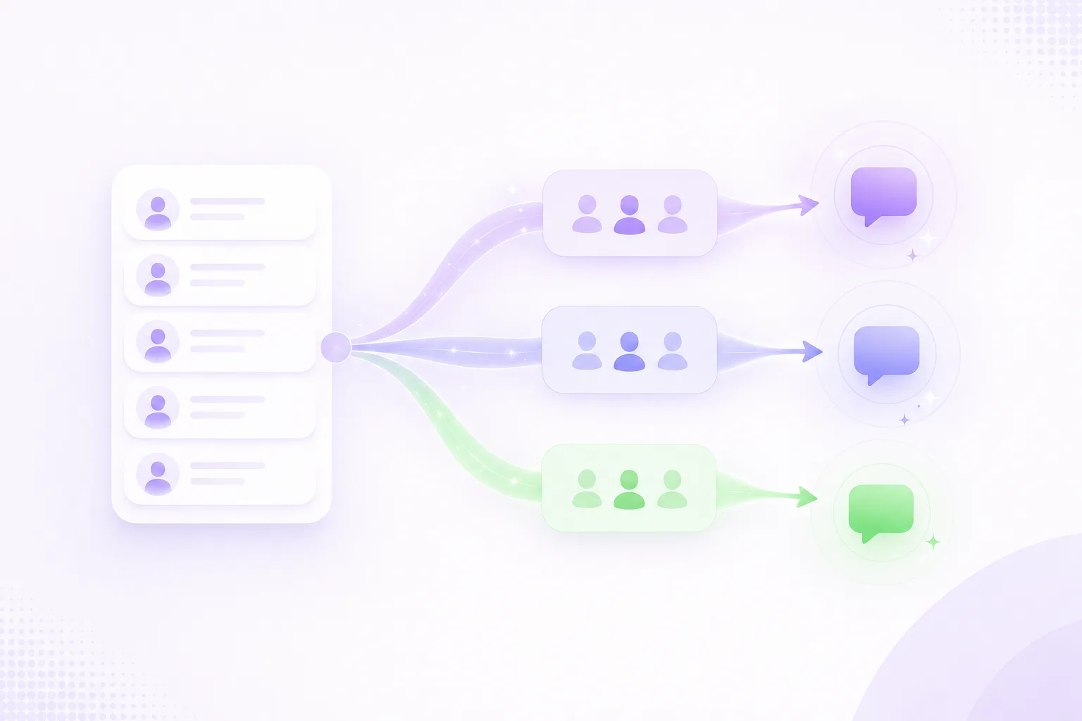 Broadcast segmentation dashboard split by event and region