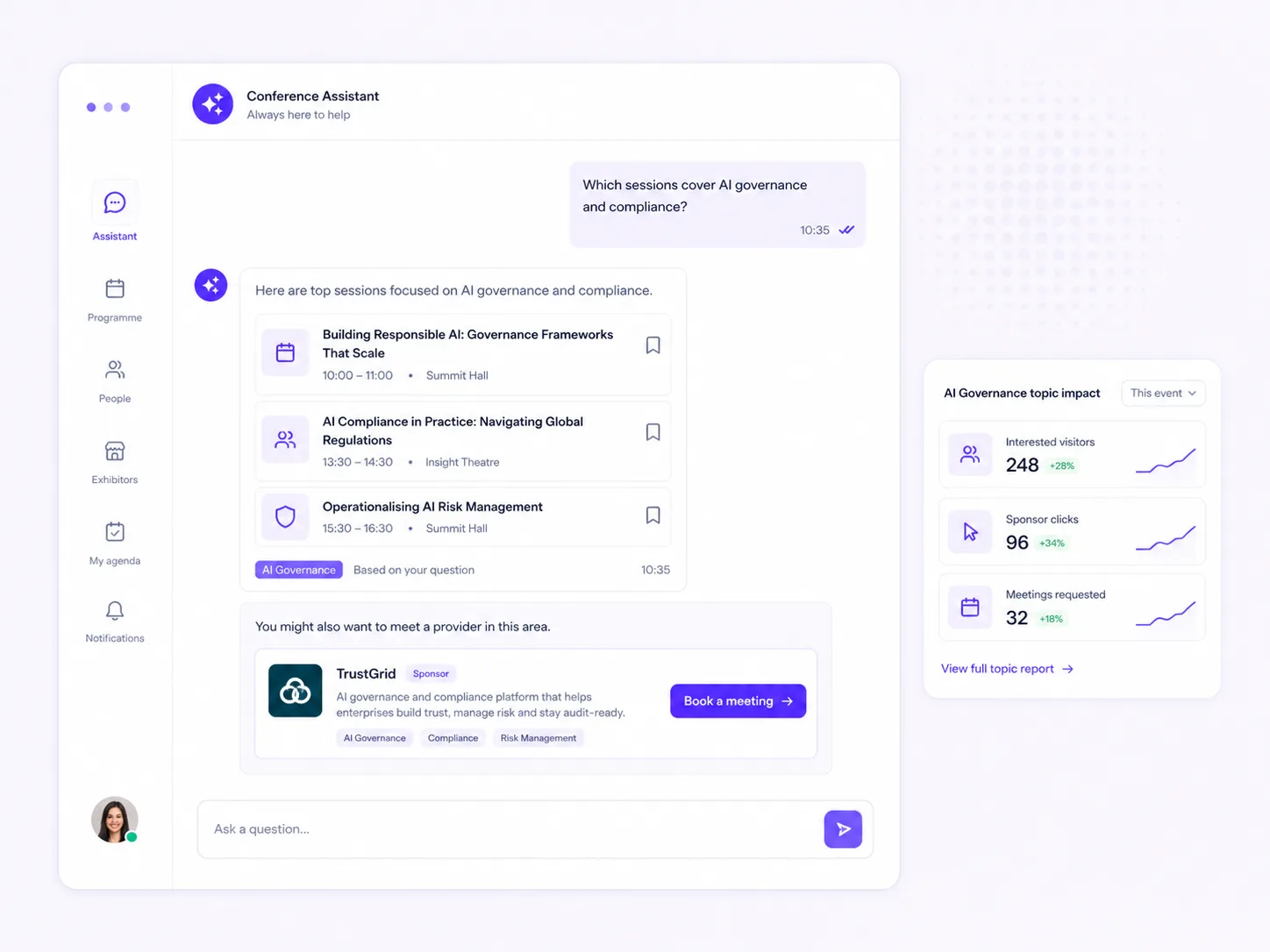 Create sponsor value around the topics people care about